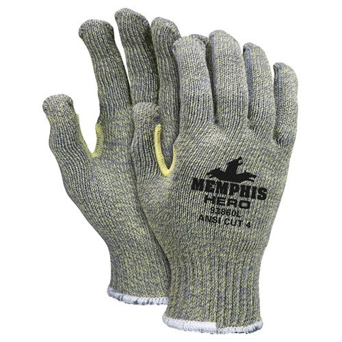 MCR Safety Cut Pro Gloves - 7 Gauge - Hero Technology - Uncoated Fiber - Size X-Large - Makers Industrial Supply