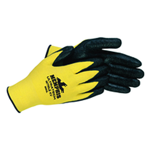 Nitrile KV Gloves - Black Nitrile Dip Palm/Fingers - Size Medium - Makers Industrial Supply