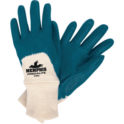 Nitrile / Predalite / Knit Wrist 9780 Gloves - Size Large - Makers Industrial Supply