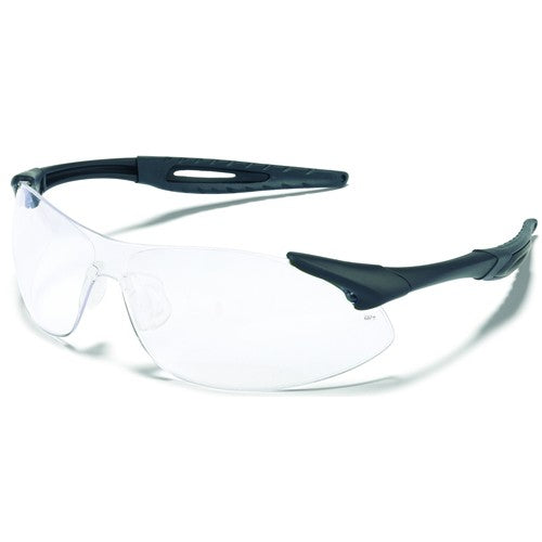 Safety Glasses - Clear Anti-Fog Lens - Black Frame - IA1 Style - Makers Industrial Supply