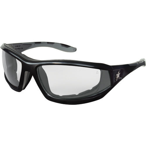 RP2 Black Frame w/Temples Clear Anti-Fog Lens - Safety Glasses - Makers Industrial Supply