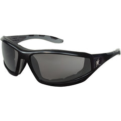 RP2 Black Frame w/Temples Gray Anti-Fog Lens - Safety Glasses - Makers Industrial Supply