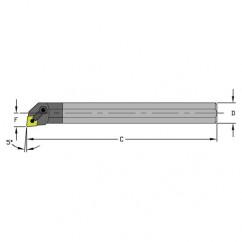 E16R MCLNR4 Solid Carbide Boring Bar w/Coolant - Makers Industrial Supply