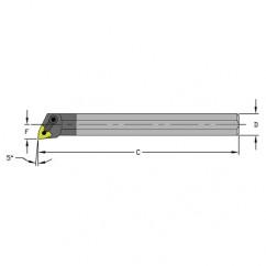 A16S MWLNR4 Steel Boring Bar w/Coolant - Makers Industrial Supply