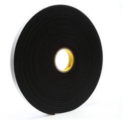 1X18 YDS 4504 BLACK VINYL FOAM TAPE - Makers Industrial Supply