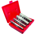 #CP31612 - 4 Piece Set - 3/16 & 1/2'' Thickness - 1/4'' Increments - 1 to 1-3/4'' - Parallel Set - Makers Industrial Supply