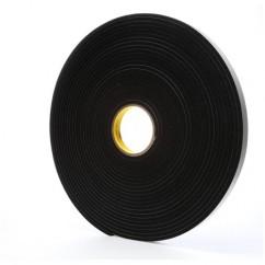 3/4X18 YDS 4504 BLACK VINYL FOAM - Makers Industrial Supply