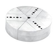 Round Chuck Jaws - Northfield Type Chucks - Chuck Size 4" inches - Part #  RNF-4200S - Makers Industrial Supply