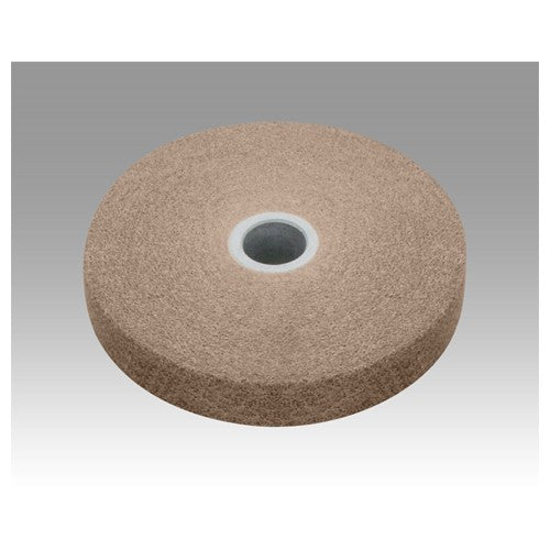 Scotch-Brite EXL Unitized Wheel XL-UW 6A Medium 4″ × 1/4″ × 1/4″ - Makers Industrial Supply