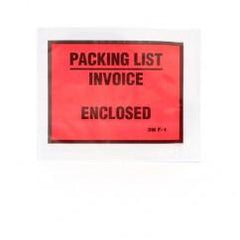 List PLE-F1 4-1/2" x 5-1/2" Packing List Envelope - Makers Industrial Supply