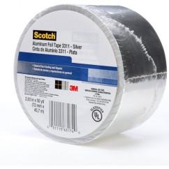 2.83X50 YDS 3311 SLV ALUM FOIL TAPE - Makers Industrial Supply