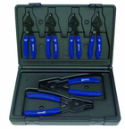 6 Piece - Combination Int/Ext Snap Ring Plier Set - Makers Industrial Supply