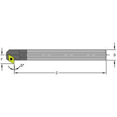 E12S SDXCL3 Solid Carbide Boring Bar w/Coolant - Makers Industrial Supply