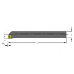 A12Q SCLPL3 3/4" SH Indexable Coolant Thru Boring Bar - Makers Industrial Supply