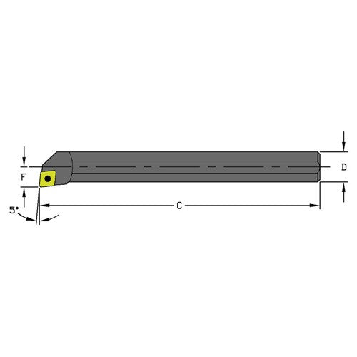 Indexable Coolant Thru Boring Bar-A05G SCLPR1.8 5/16″ SH