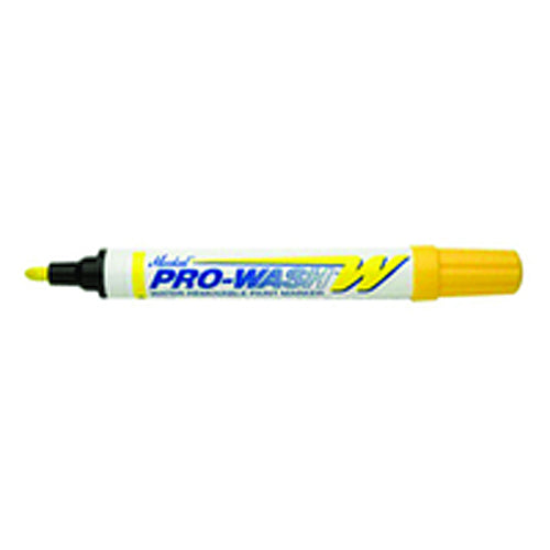 Pro Wash Marker W - Model 97031 - Yellow - Makers Industrial Supply