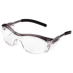 ‎3M Nuvo Reader Protective Eyewear 11436-00000-20 Clear Lens Gray Frame +2.5 Diopter - Makers Industrial Supply