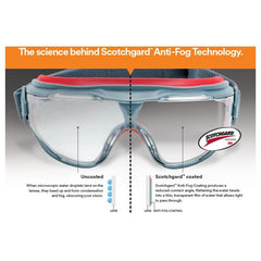 3M GoggleGear 500 Series GG501SGAF Clear Scotchgard Anti-fog lens - Makers Industrial Supply