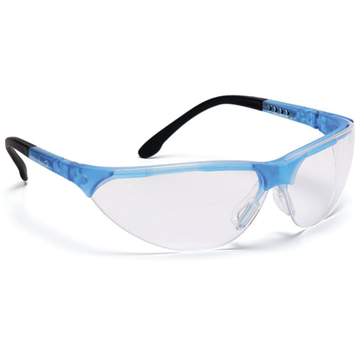 Safety Glasses - Clear Lens, Blue Frame Rendezvous - Makers Industrial Supply