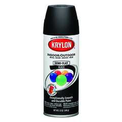 Interior/Exterior Industrial Maintenance Paint Semi Flat Black - Makers Industrial Supply