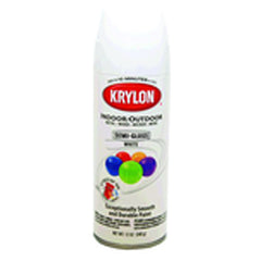 Interior/Exterior Industrial Maintenance Paint Semi-Gloss White - Makers Industrial Supply