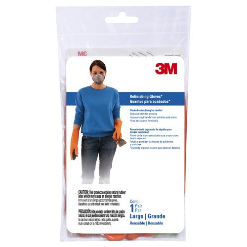 3M Refinishing Gloves RefinLgP1-DC Large - Makers Industrial Supply