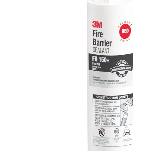 3M Fire Barrier Sealant FD 150+ Red 10.1 fl oz Cartridge - Makers Industrial Supply