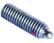 End Force Spring Plunger - 6.7 lbs Initial End Force, 37.3 lbs Final End Force (3/4-10 Thread) - Makers Industrial Supply