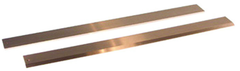 #SE24SSHD - 24" Long x 3-1/16" Wide x 5/16" Thick - Stainless Steel Straight Edge - No Bevel; No Graduations - Makers Industrial Supply