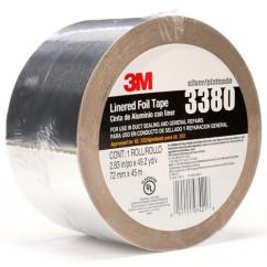 List 3380 72mm x 45m Aluminum Foil Tape - Silver - Makers Industrial Supply