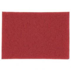 12X18 RED BUFFER PAD 5100 - Makers Industrial Supply