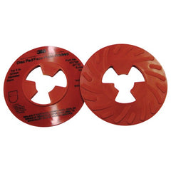 3M Disc Pad Face Plate Ribbed 81732 Extra Hard Red 5″ - Makers Industrial Supply