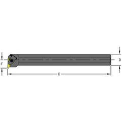 S12Q NEL2 Steel Boring Bar - Makers Industrial Supply