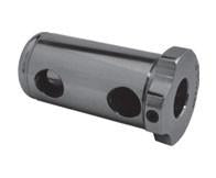 Type LB Tool Holder Bushings - Part #  TBLB-15-0500-B - (OD: 1-1/2") (ID: 1/2") (Head Thickness: 3/8") (Center Hole Distance: 1-1/4"   &   Shoulder to Center of First Hole: 1/2"   ) (Length Under Head: 3-1/8") - Makers Industrial Supply