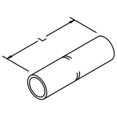 3M Scotchlok Copper Standard Barrel Connector 10006 up to 35 kV 2/0 AWG Black - Makers Industrial Supply