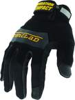 Vibration Impact Resistant Work Glove - Black/Gray - Large - Makers Industrial Supply