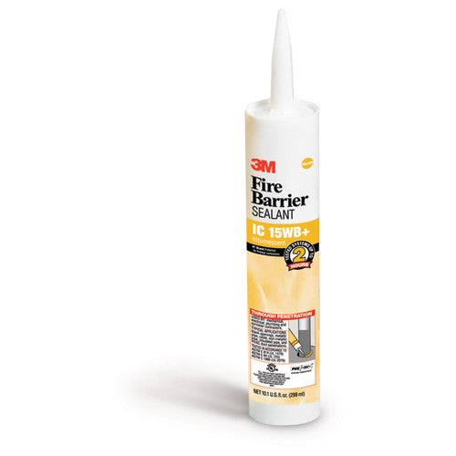 3M Fire Barrier Sealant IC 15WB+ Yellow 10.1 fl oz Cartridge - Makers Industrial Supply