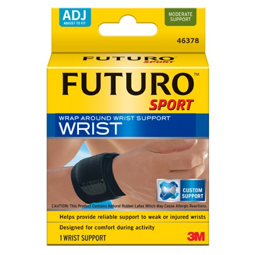 FUTURO Wrist Support Strap 46378ENR Adjustable Black - Makers Industrial Supply