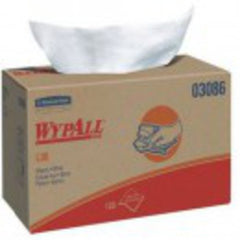 Dry Wipe, WYPALL L30, 9 3/4 in × 10 in, Number of Sheets 120, White - Makers Industrial Supply