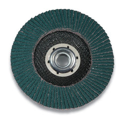 ‎7 in × 5/8-115/8-11 INT 546D Abrasive Flap Disc T27 40 Alt Mfg # 28648 - Makers Industrial Supply