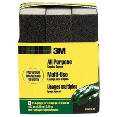 ‎3M General Purpose Sanding Sponge 908NA-3P-CC 3 3/4″ × 2 5/8″ × 1″ Dual Grit Fine/Medium - Makers Industrial Supply