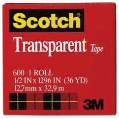 1X2592" TRANSPARENT TAPE 600-72 - Makers Industrial Supply