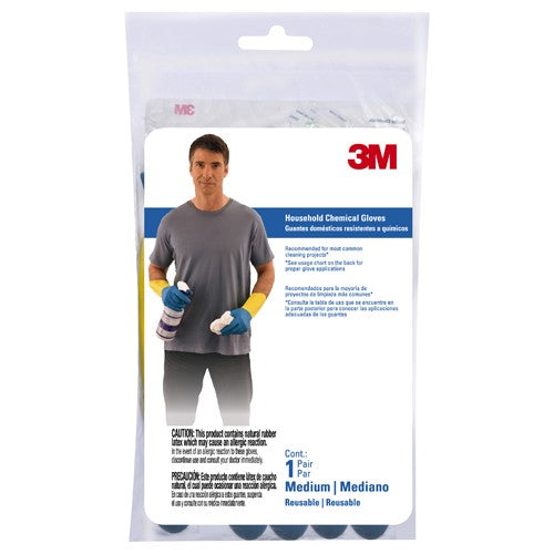 3M Household Cleaning Gloves Medium HHCGMP1-DC - Makers Industrial Supply