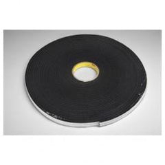 1/4X18 YDS 4504 BLACK VINYL FOAM - Makers Industrial Supply