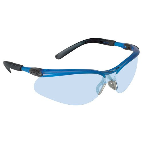 ‎3M BX Protective Eyewear 11523-00000-20 Light Blue Anti-Fog Lens Ocean Blue Frame - Makers Industrial Supply