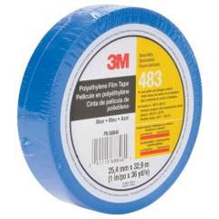 1X36 YDS 483 BLUE POLYETHYLENE FILM - Makers Industrial Supply