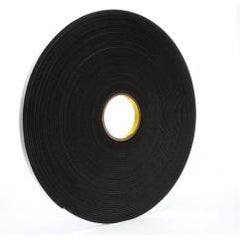 1/2X36 YDS 4718 BLK VINYL FOAM TAPE - Makers Industrial Supply