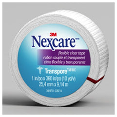 Nexcare Transpore Flexible Clear First Aid Tape 527-P1 2″ × 10 yds Wrapped - Makers Industrial Supply