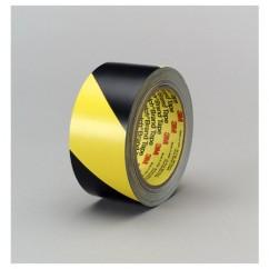 List 5702 1" x 36 yds Safety Stripe Tape - Black/Yellow - Makers Industrial Supply